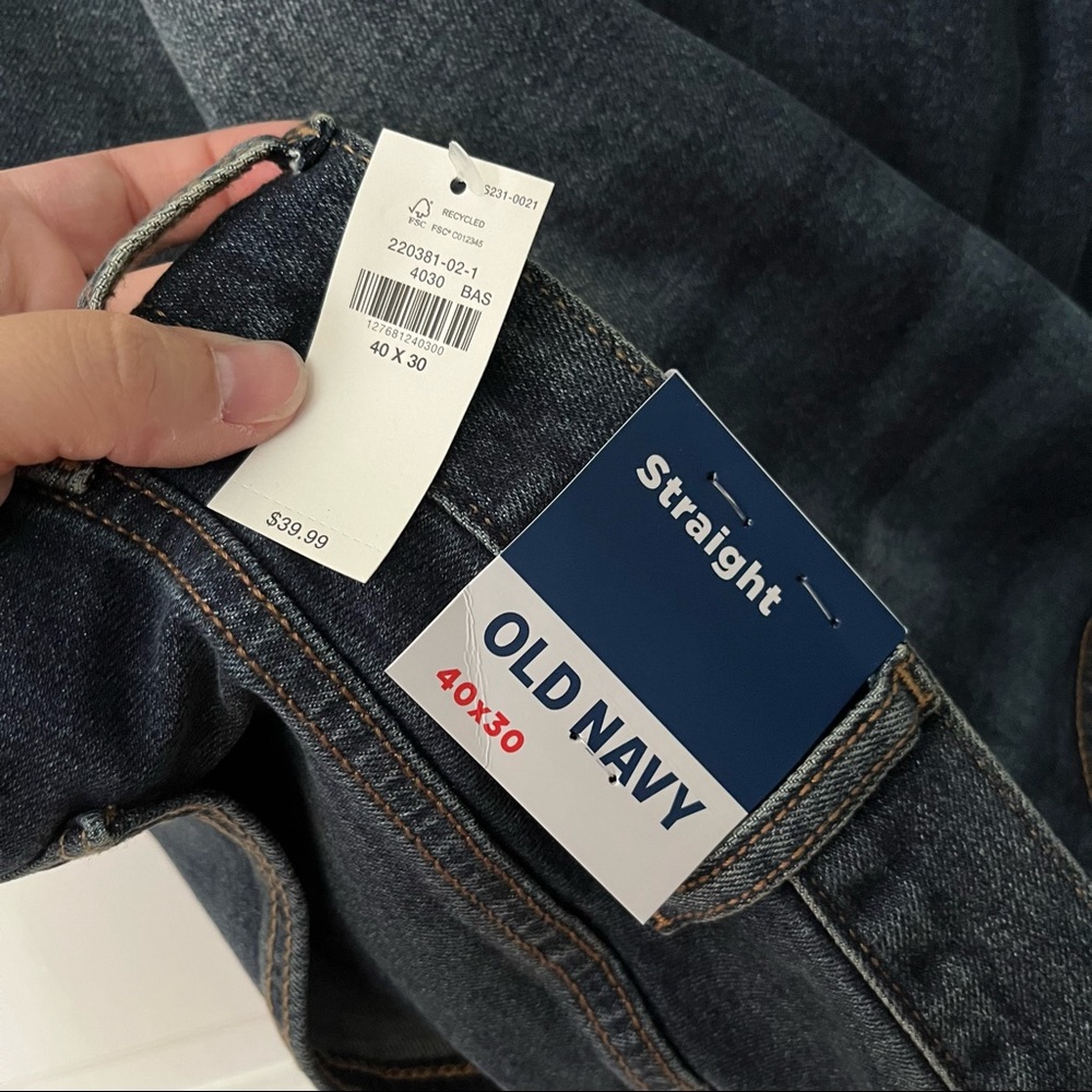 Mens old navy straight jeans 40x30 - Picture 4 of 4